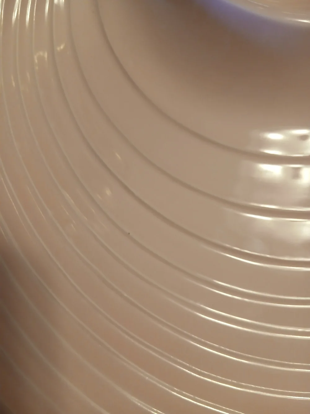 Pastel Pink Ceramic Clam Shell Serving Platter